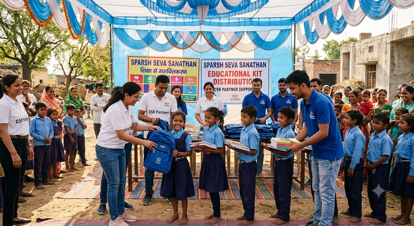 Volunteer distribution drive